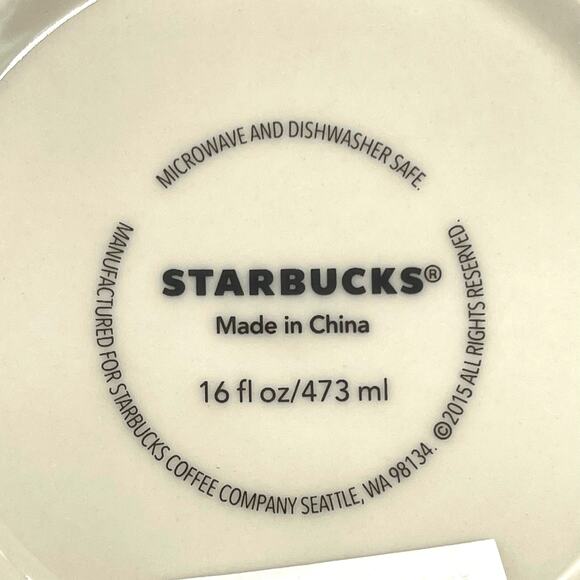 Starbucks 2015 Kuwait Coffee Mug Global City Icon Series 16 Ounces - Picture 6 of 7